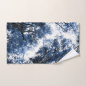 Navy Blue Trees Dream #1 #wall #art Badhandtuch Set (Handtuch)