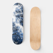 Navy Blue Trees Dream #1 #wall #art Skateboard (Vorderseite)