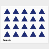 Navy Blue Triangle Sticker (Blatt)