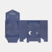 Navy Blue Twinkle Little Star Sky Baby Dusche Geschenkschachtel (Ungefaltet)