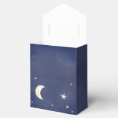 Navy Blue Twinkle Little Star Sky Baby Dusche Geschenkschachtel (Geöffnet)