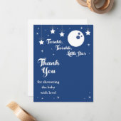 Navy Blue Twinkle, Twinkle Little Star Fevor Card Mitteilungskarte (Vorderseite/Rückseite Beispiel)