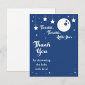Navy Blue Twinkle, Twinkle Little Star Fevor Card Mitteilungskarte (Vorne/Hinten)