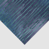 Navy Blue und Aquamarin Striping Muster Seidenpapier (Ausschnitt)