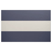 Navy Blue und Beige Wide Stripes groß Stoff (Fat Quarter (45,7 x 55,9 cm))