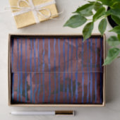 Navy Blue und Burgund Striping Muster Seidenpapier (Geschenk)