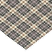 Navy Blue und Cream Rustic Kariert Kurzer Tischläufer (Ecke)