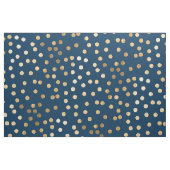 Navy Blue und Gold City Dots Stoff (Fat Quarter (45,7 x 55,9 cm))
