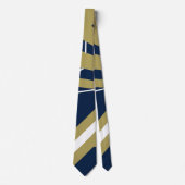 Navy Blue und Gold Krawatte (Vorderseite)