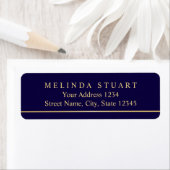 Navy Blue und Gold Moderne Elegant (Insitu)