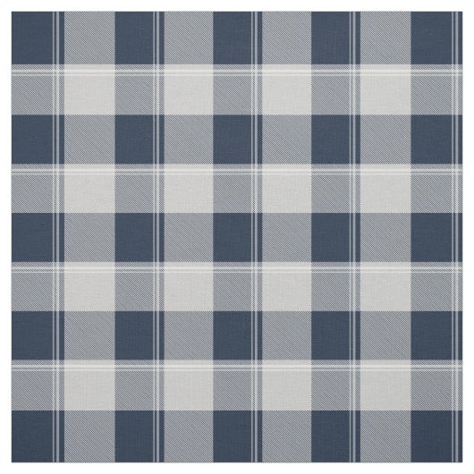 Navy Blue und Grau Lumberjack Kariert Stoff (Muster)