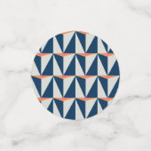 Navy Blue und Gray Geometric Konfetti (Klein Vorderseite)