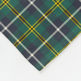 Navy Blue und Green Clan Turnbull Jagd Tartan Fleecedecke