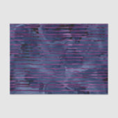 Navy Blue und Lila Striping Muster Seidenpapier (Vorderseite)