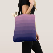 Navy Blue und Mauve Gradient Tasche (Von Nahem)