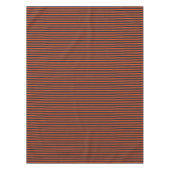 Navy Blue und Orange Stripe Tischdecke (Vorderseite)