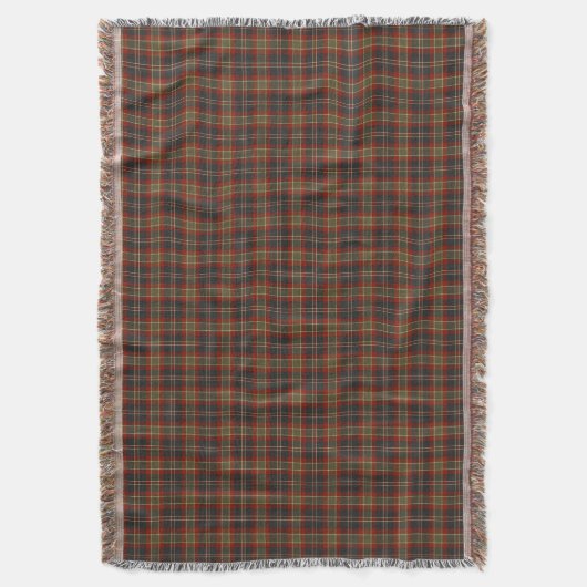 Navy Blue und Red Rustic Kariert Pattern Decke (Vorderseite Vertikal)