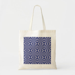 Navy Blue und Rosa Origami Fortune Teller Muster Tragetasche
