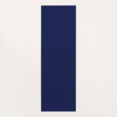 Navy Blue und Rose Gold Mandala Personalisiert Yogamatte (Rückseite)