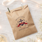 Navy-Blue- und Rot-Anker Geschenktütchen (Ausgeschnitten)