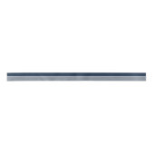 Navy Blue und Silver Graustreifen Satinband (Vorderseite)