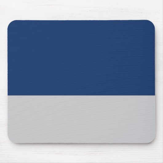 Navy Blue und Silver Mousepad (Vorne)