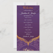 Navy Blue und Violet mit Gold-Mandalasen (Vorderseite)