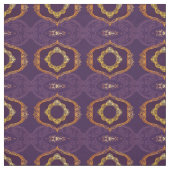 Navy Blue und Violet mit Gold-Mandalasen Stoff (Muster)
