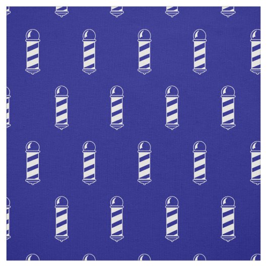 Navy Blue und White Barbershop Pole Pattern Stoff (Muster)