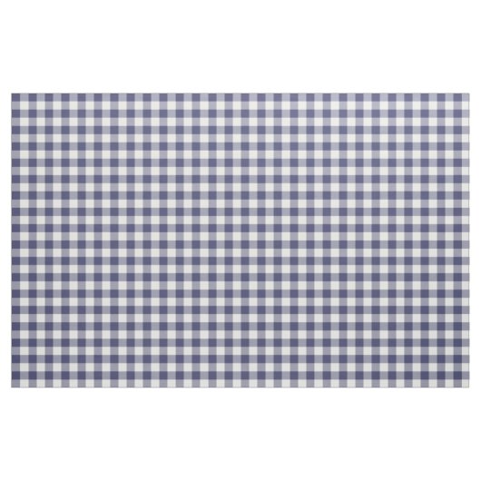 Navy Blue und White Gingham Pattern Stoff (Yard (91,4 cm))