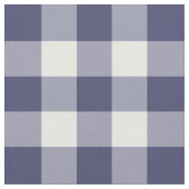 Navy Blue und White Gingham Pattern Stoff (Nahaufnahme)