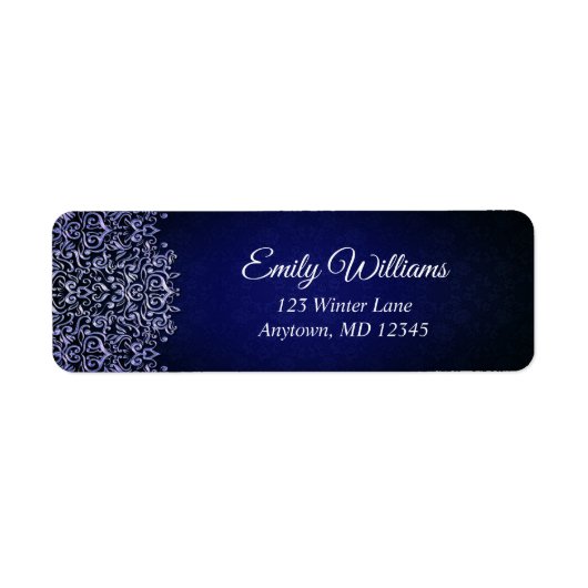 Navy Blue und White Lace (Vorne)