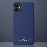 Navy Blue und White Modern Monogram Case-Mate iPhone Hülle<br><div class="desc">Unsere Navy Blue and White Modern Monogram Collection: Erhöhen Sie Ihre Wohngestaltung mit unserer ausgeklügelten Kollektion, die ein zeitgenössisches Marineblau-Farbschema bietet. Jedes Stück ist sorgfältig gefertigt, um Eleganz und Stil zu entfesseln, um jedem Zimmer eine Touch modernen Flairs hinzuzufügen. Egal ob Sie mit Monogramm Kissen, personalisierte Wandkunst oder elegantes Küchenzubehör...</div>