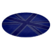 NAvy Blue Union Jack Decor Schneidebrett (Ecke)