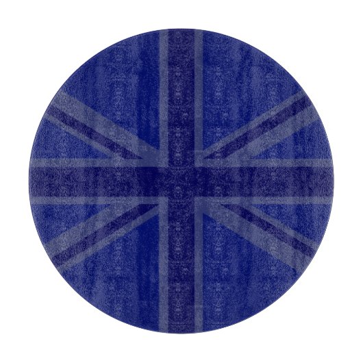 NAvy Blue Union Jack Decor Schneidebrett (Vorderseite)