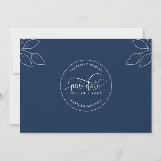 Navy Blue, versuchen wir es noch einmal, Liebe ist Save The Date (Rückseite)