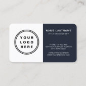 Navy Blue Visitenkarte (Vorderseite)