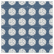 Navy Blue Volleyball Holzfußboden Gemustert
