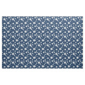 Navy Blue Volleyball Zickzack Gemustert Stoff (Fat Quarter (45,7 x 55,9 cm))