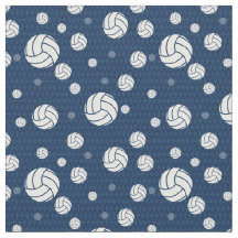 Navy Blue Volleyball Zickzack Gemustert