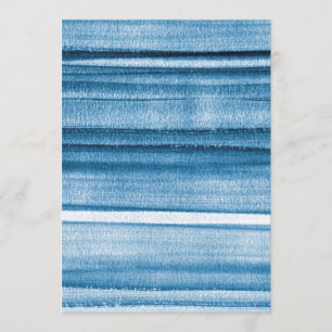 Navy Blue Watercolor Ombre Einladung