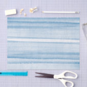 Navy Blue Watercolor Ombre Tissue Paper Seidenpapier (Handwerk)