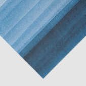 Navy Blue Watercolor Ombre Tissue Paper Seidenpapier (Ausschnitt)
