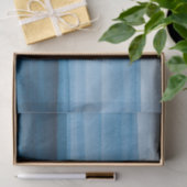 Navy Blue Watercolor Ombre Tissue Paper Seidenpapier (Geschenk)