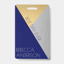 Navy Blue Wedding VIP Creative Escort Platzkarte