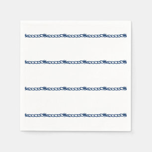 Navy-Blue-White-Segel-Taue-Party Serviette