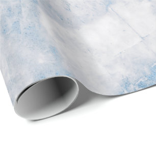 Navy Blue White Silver Gray Carrara Marmorstein Geschenkpapier