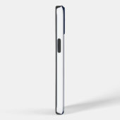 Navy Blue White Stripes Bold Case-Mate iPhone Hülle (Rückseite / Rechts)