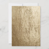 Navy Blue White und Gold Watercolor Brautparty Einladung (Rückseite)