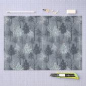 Navy Blue White und Imitate Glitzer Trees Seidenpapier (Handwerk)